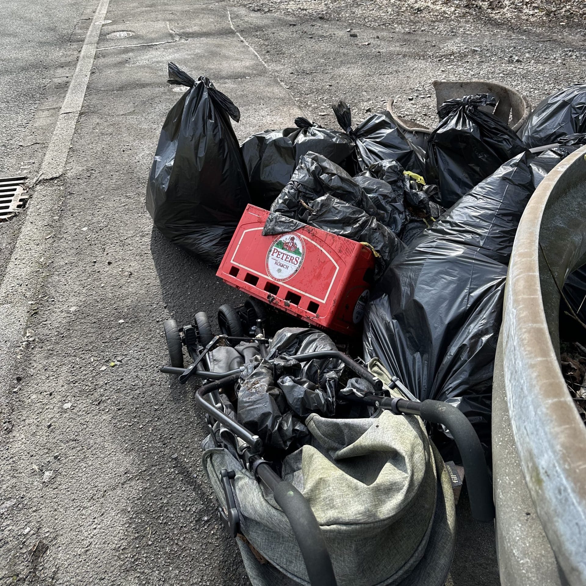 Ertragreicher Frühjahrsputz an der Talstraße