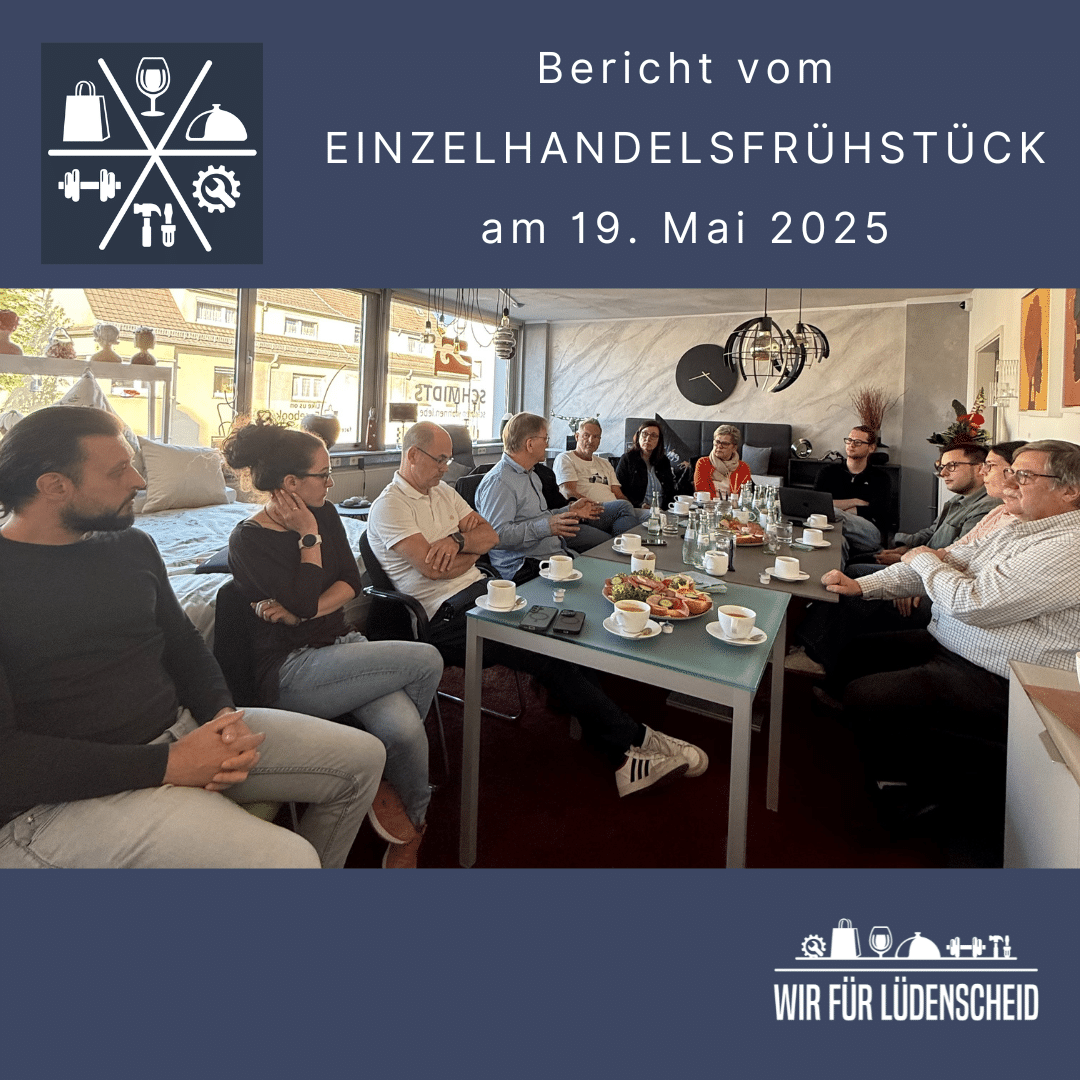 Bericht vom Einzelhandelsfrühstück am 19.5.2025