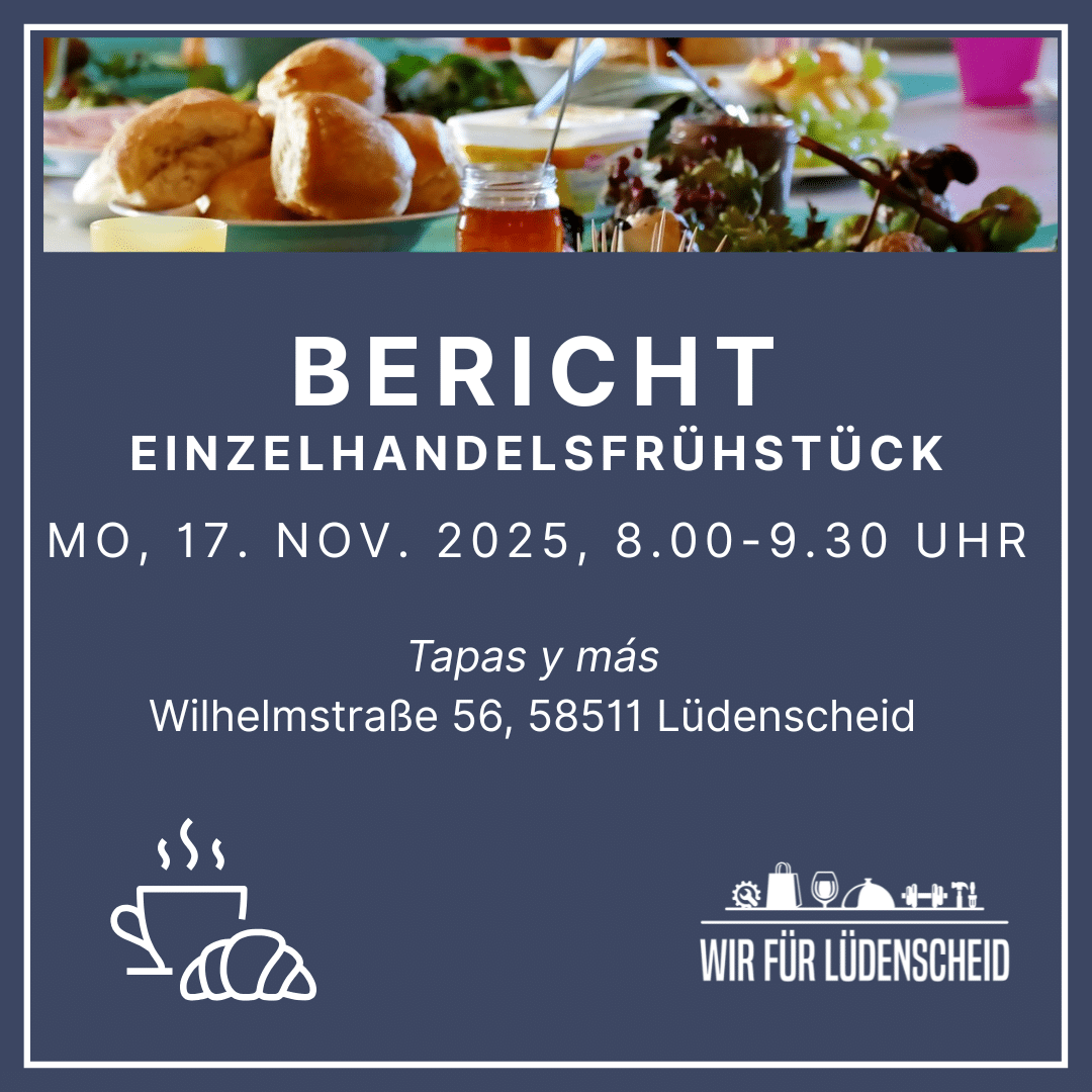Bericht vom Einzelhandelsfrühstück am 17. November 2025